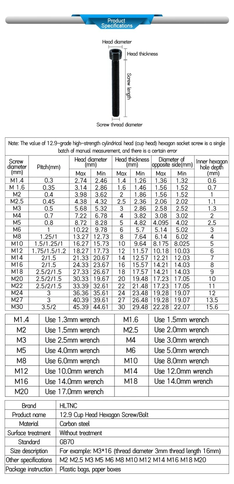 Product Specifications